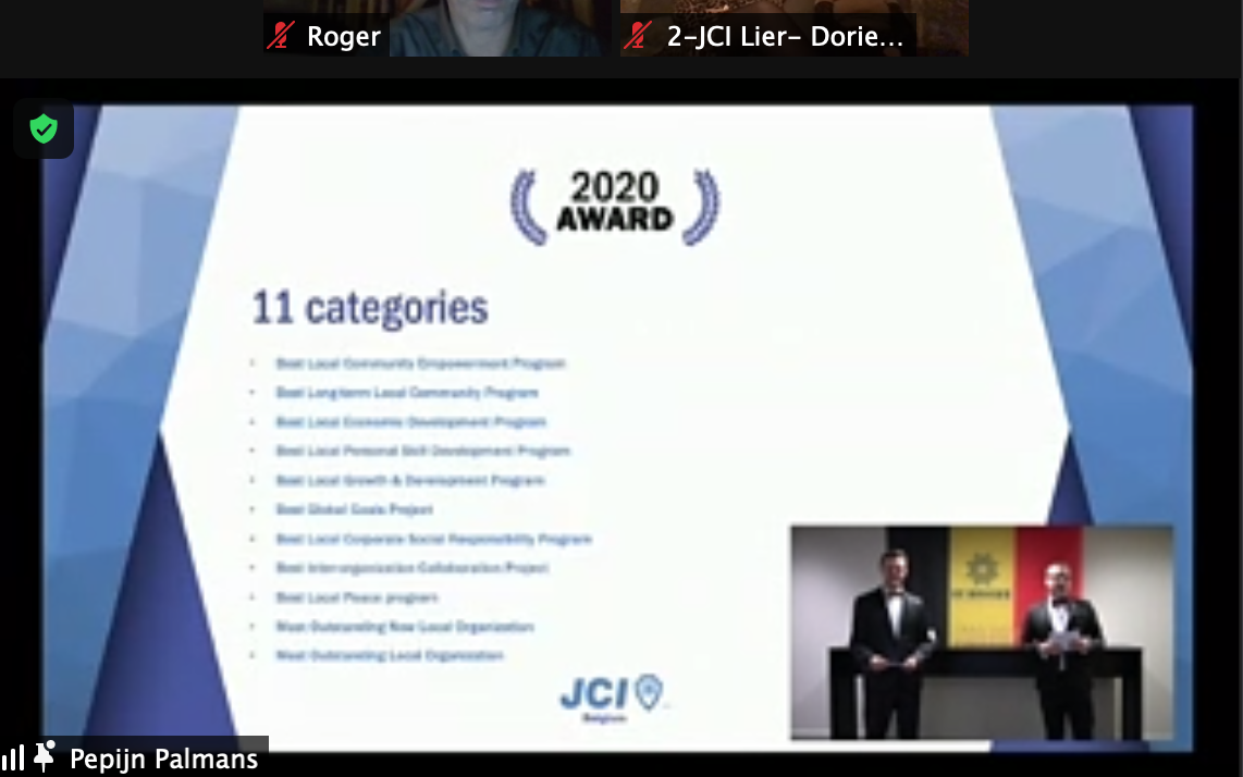 JCI Belgium Awards 2020